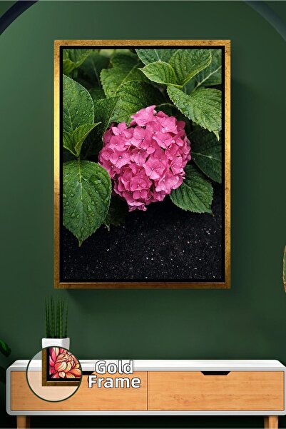 KOSS Dijital Διακοσμητικός πίνακας τοίχου με θέμα το λουλούδι της ορτανσίας, ...