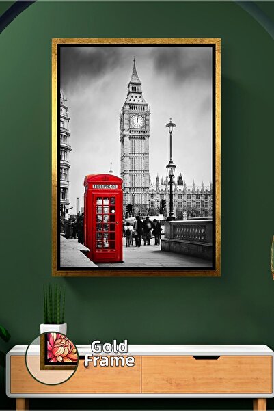 KOSS Dijital Big Ben și cabina telefonică roșie din Londra Atmosfera orașului...