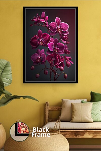 KOSS Dijital Decor de perete uimitor pentru sufragerie și dormitor, cu flori ...