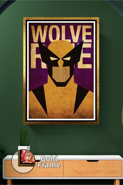 KOSS Dijital Wolverine Marvel Design clasic de supererou Decor de perete pent...