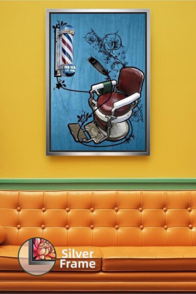 KOSS Dijital Pictură pe pânză înrămată cu decor de perete detaliat cu foarfec...