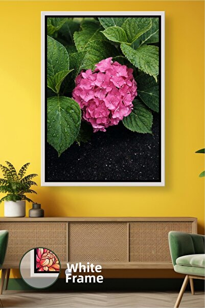 KOSS Dijital Διακοσμητικός πίνακας τοίχου με θέμα το λουλούδι της ορτανσίας, ...