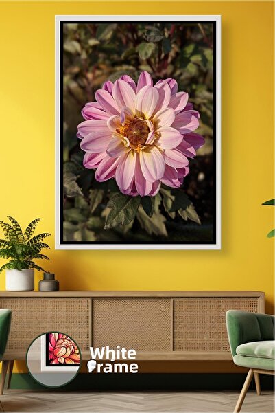 KOSS Dijital Floare de dahlia roz, detaliată, simplă și elegantă, decor de pe...