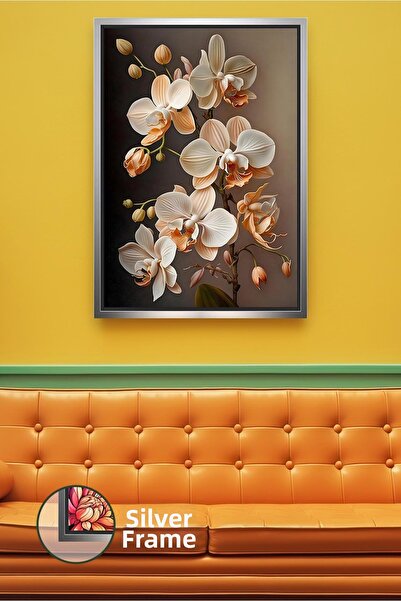 KOSS Dijital Крем тонове орхидея цвете елегантен естествен цвят модерен декор...