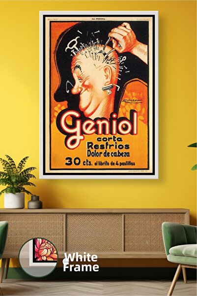 KOSS Dijital Decor de perete figurat cu banner de frizer amuzant, concept de ...