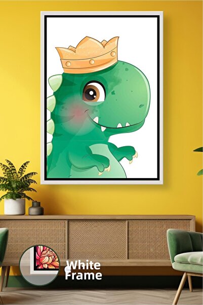 KOSS Dijital Decorare adorabilă pentru camera copiilor cu figurină de dinozau...