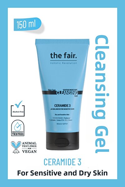 the fair. جل غسول مرطب للوجه سيراميد للبشرة الحساسة والجافة 150 مل