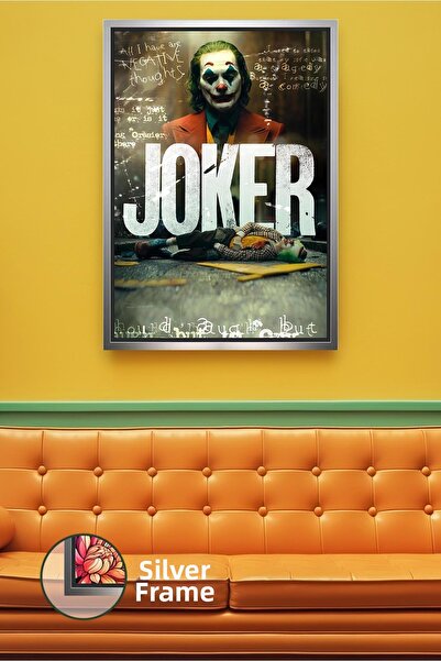 KOSS Dijital Poster de film Joker Decor de perete Pictură pe pânză înrămată p...
