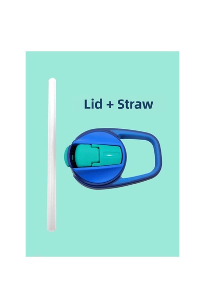 Maped غطاء بديل أزرق سعة 580 مل و430 مل + مصاصة