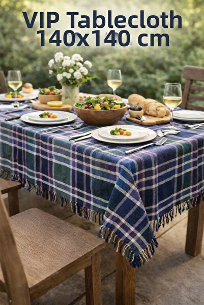 Vip Home Concept Multi-purpose tablecloth picnic blanket table cover 140x140 cm