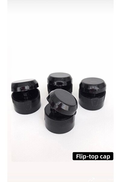 Dem Home 12Pcs Fliptop Cap 28mm Fliptop Cap for Amber-Clear Plastic Bottles