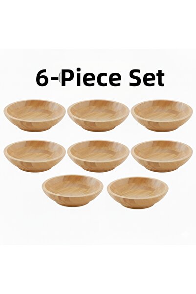 Edenza Bamboo Mini Presentation Plate |   Natural Wooden Sauce – Appetizer – ...