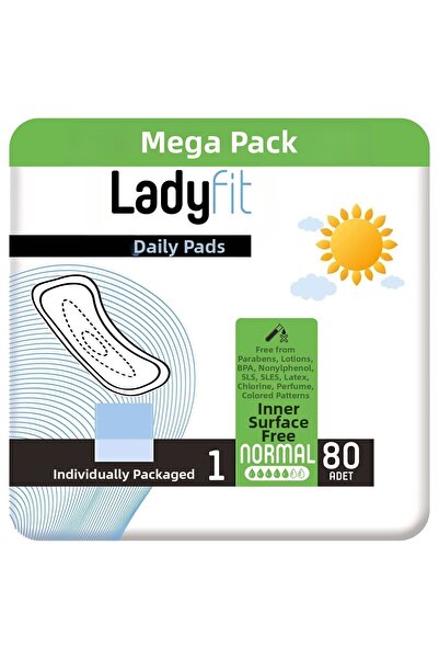 Lady Fit Ladyfit daily pad normal 80 pads