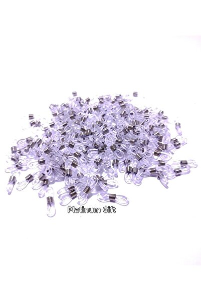 platin hediyelik 50 τεμάχια Λευκό χρώμα Γυαλιά Κλιπ ιμάντα από καουτσούκ