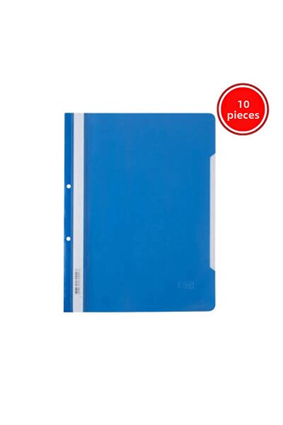 KRAF Ring Binder, 10 Pieces, Pack of 50, A4, 2 Holes, Blue