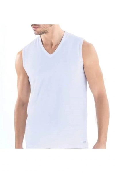 Blackspade قميص داخلي للرجال قطعتين فضفاض 9227 - أبيض