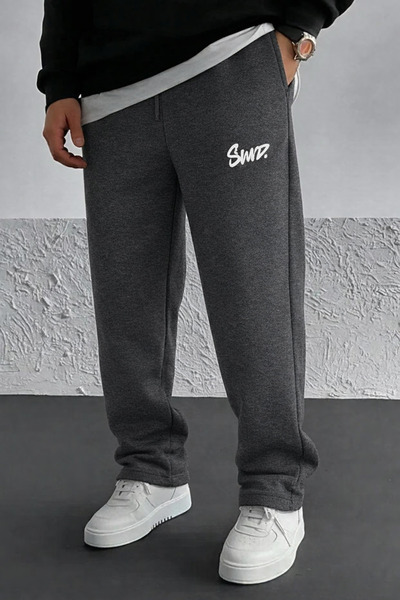 BPM بنطلون رياضي فضفاض من سلسلة Swd بثلاثة خيوط