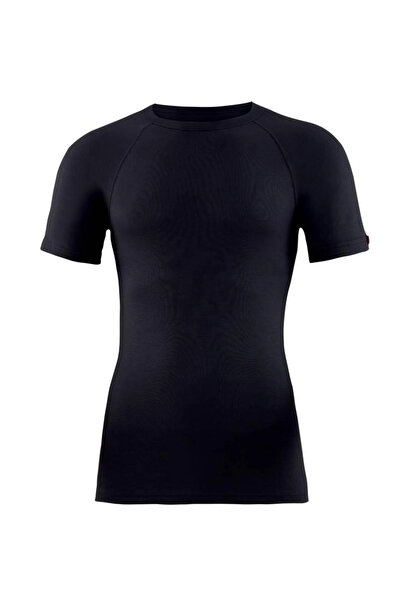 Blackspade 9258 للجنسين أسود رقبة دائرية وأكمام قصيرة حرارية