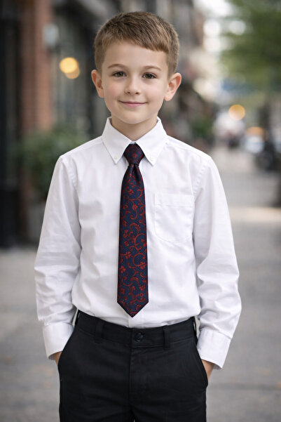 Louis Kids Premium Collection Desenli Erkek Çocuk Kravat