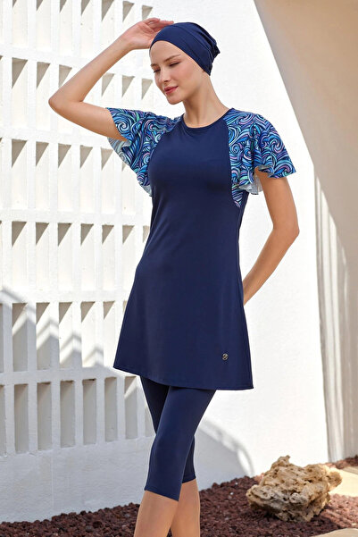 MARESİVA إيفانا ملابس سباحة حجاب بأكمام قصيرة 2603