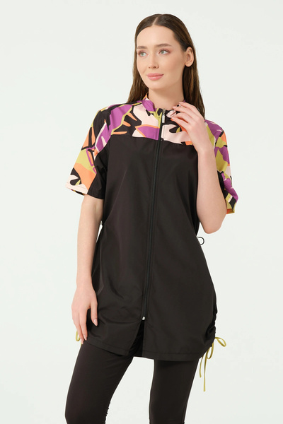 ALFASA Vivora Toplamalı Yarım Kol Yarı Kapalı Mayo