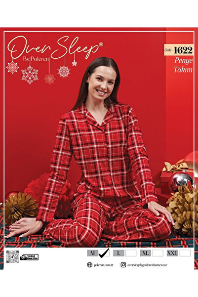 ARAS OVER SLEEP 1622 POLEREN CRVENI PIZAMA SET