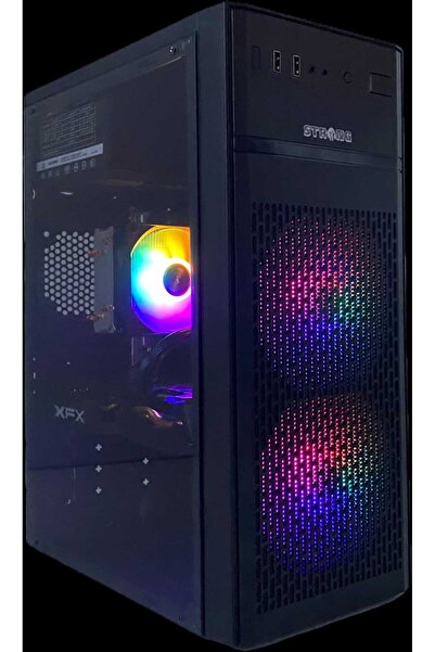 RYZEN GAMİNG OYUNCU PC BİLGİSAYAR KASASI MASAÜSTÜ SET RYZEN 5 RX580 RGB