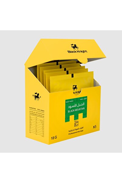 Black Knight بلاك نايت أظرف التقطير البرازيل الجبل الأسود مجففة | ٥ أظرف