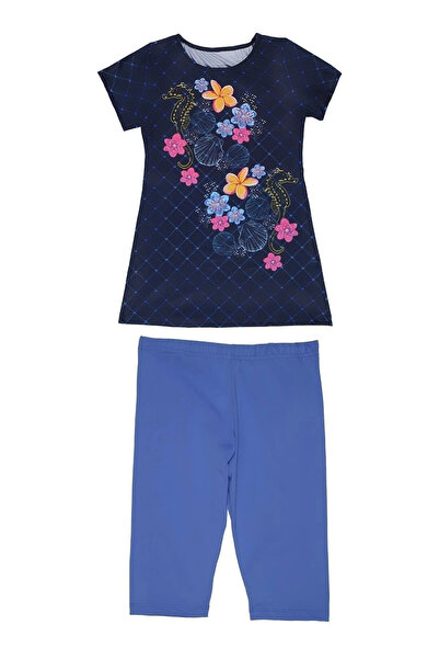 Armes Дівчача літня сукня з коротким рукавом і квітковим принтом