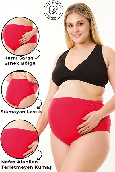 par lingerie pl PREGNANT PANTY MODAL RED