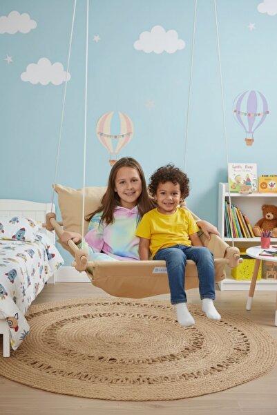 Svava Trend Çocuk Hamak Salıncak - Ev Tipi Ve Bahçe Salıncağı (BEJ)