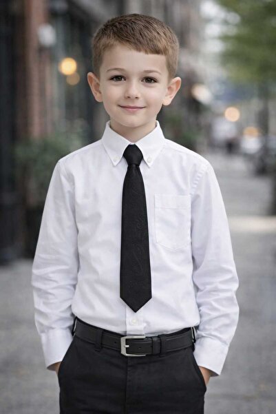 Louis Kids Premium Collection Shawl Pattern Boys' Tie