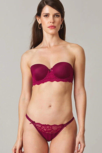 Pierre Cardin Set sutien fără bretele pentru femei Mürdüm 4567 Demi Push Up, ...