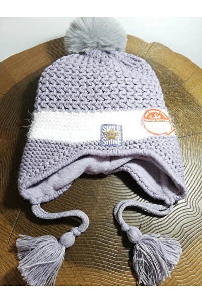 Kitti Beretă pentru fetiță din lână cu șireturi 22130-05-122 4-8 ani