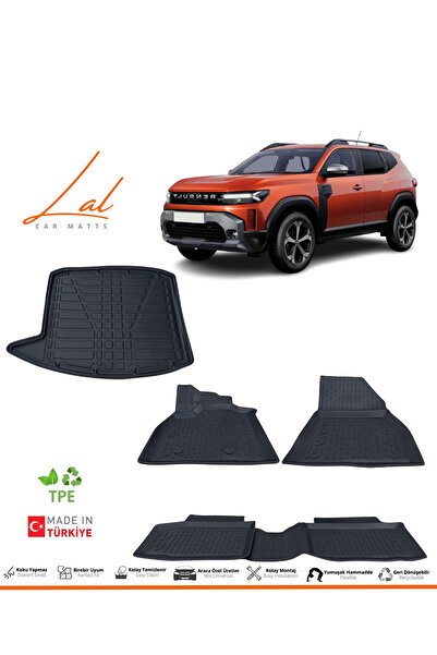 Lal Renault Duster 4x2 Benzin&Lpg (1.0 Eco G) Araçlar ile Uyumlu 3D Havuzlu P...