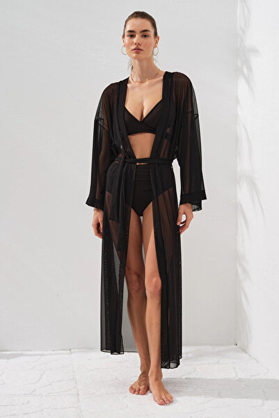 Pierre Cardin 231812 Довгий кімоно-парео, що зав'язується на талії