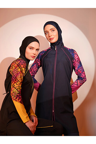 ALFASA Hijab Swimsuit with Raglan Sleeve Detail