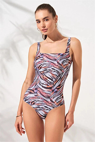 Dorelux Μαγιό T Karamel με τετράγωνο λαιμόκοψη DLX-231125