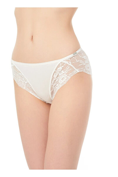 Blackspade Kadın Modal Elastan Slip 1448 - Krem