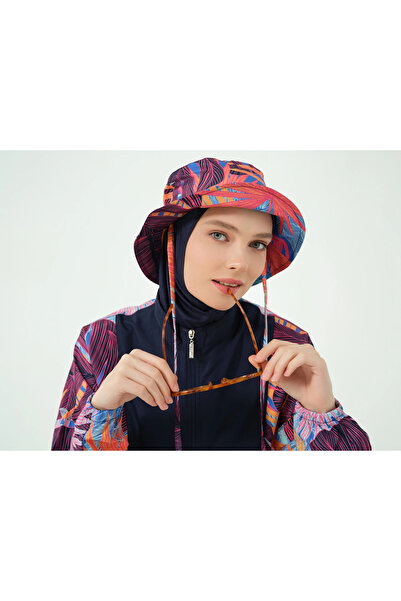 ALFASA ملابس سباحة حجاب منى مع قبعة