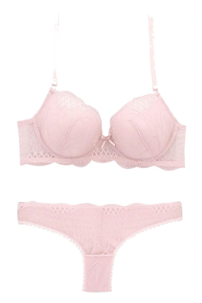 Pierre Cardin Set sutien pentru femei de culoare pudra - Madrid 4795, dantela...