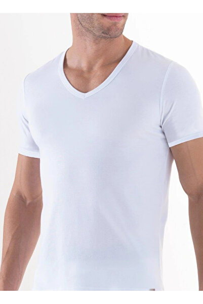 Blackspade قميص داخلي رجالي أبيض مشروط فضي 9308