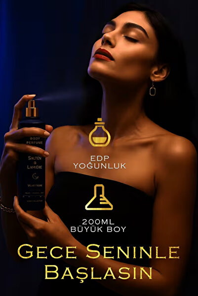 Salten Lamıere Amber ve Pudra Kokulu Kalıcı Kadın Secret Vücut Parfümü Eny Bo...