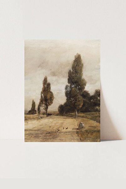 HOME DEKORİSTA Vintage Manzara Poster, Galeri Duvarı, Sanatsal Baskı, Home De...