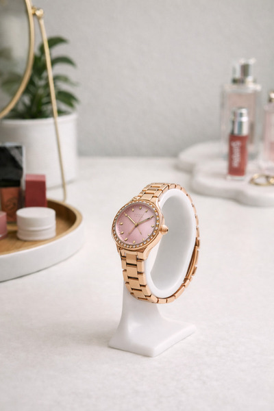 The Plasti Beyaz Saat Tutucu Stand