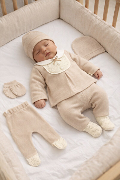 Cherub Baby طقم ملابس أديان تريكو مكون من 5 قطع للأطفال حديثي الولادة، طقم مل...