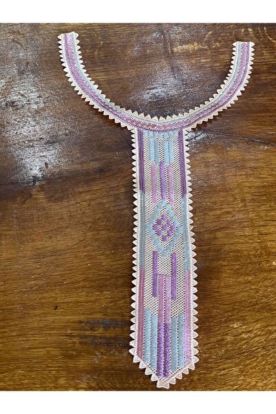 Gönülden Tasarım 32x24 cm obrada veza, kragna, šivaći dodatak za odeću, roze