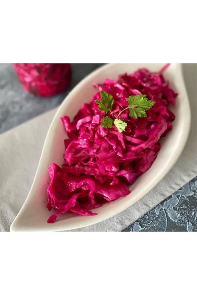 gazisofraantep Ev Yapımı Mor Lahana-Kırmızı Lahana-Kara Lahana Turşusu 5'lik Pet