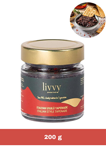 Livvy Premium Foods İtalyan Usulü Tapenade 200 g - Homemade