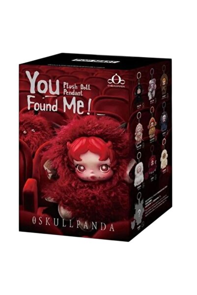 Pofika Pop Mart Skullpanda You Fond Me Plush Doll Çanta Charmı Sürpriz Paket 1 ADET